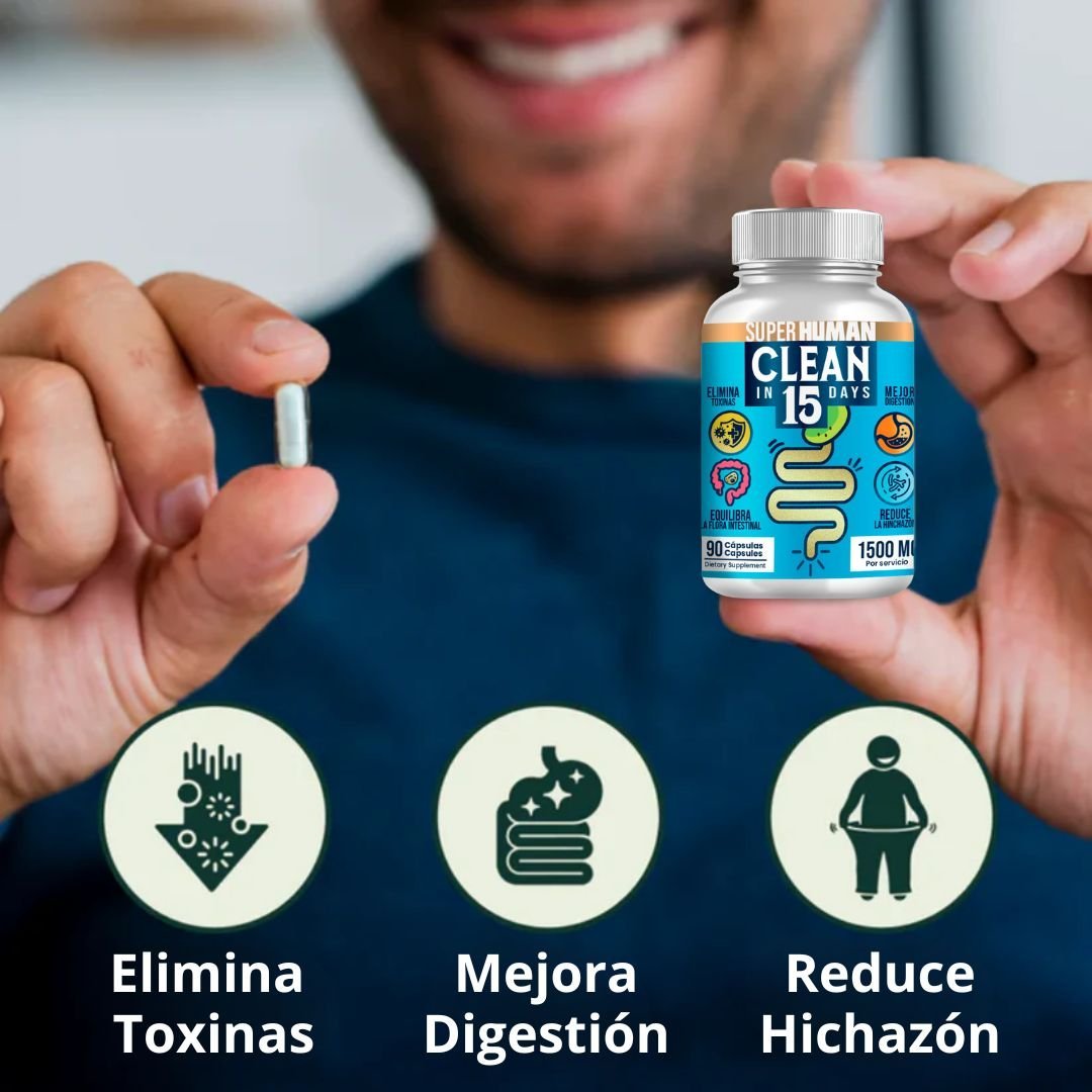 Clean15™ Limpieza Completa Estomacal en 15 días SuperHuman™ - IMPERIUM