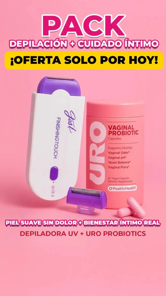 💖Dúo Perfecto: Depiladora UV + Uro Probiotics🌸✨ - VitaFarma Guatemala