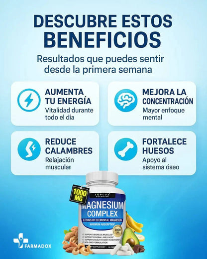 Magnesium Complex Energía, Sueño y Bienestar en SOLO DÍAS! 💙 (Cópia) - IMPERIUM