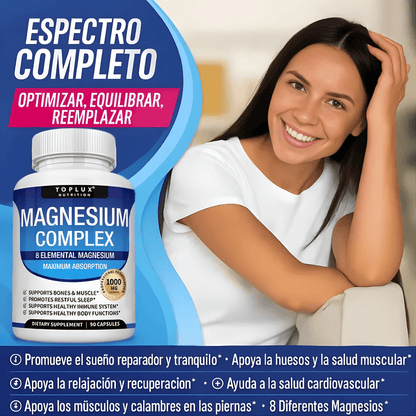 MAGNESIUM COMPLEX X 90 CÁPSULAS – Equilibrio mineral, bienestar diario y apoyo integral para tu rutina - IMPERIUM