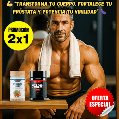 Óxido Nítrico Promax™ + Prostate Health en pack Compra 1 y Llévate 2 Gratis:💪 Rendimiento, energía y salud masculina🔥 - IMPERIUM
