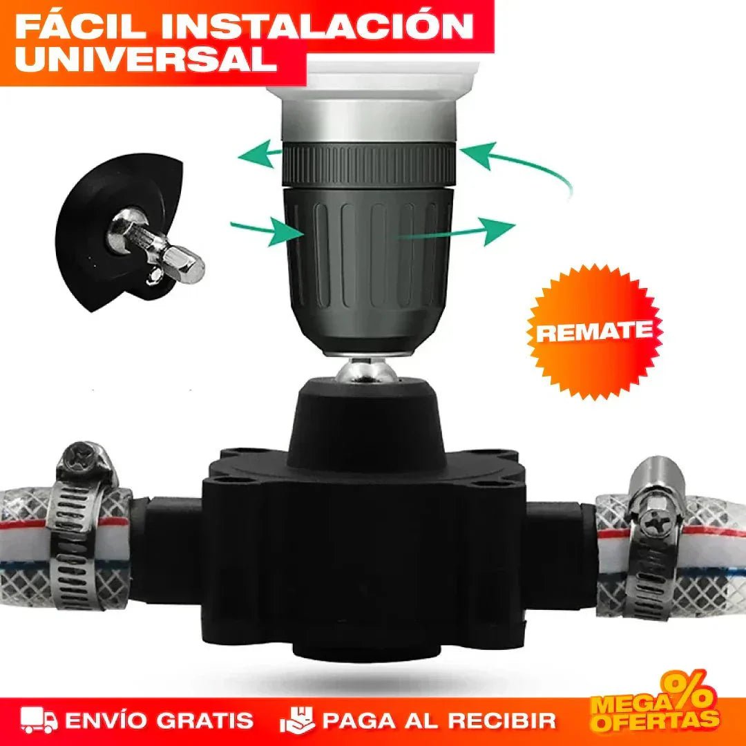 PowerPump™ - CONVERTIDOR DE TALADRO A BOMBA DE AGUA - IMPERIUM